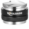 ROYALBAIDE Pressino e distributore per caffè da 58 mm, livellatore per caffè a doppia testa adatto a strumenti ideali per portafiltro, pressini per caffè espresso staccabili a profondità regolabile