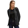 Street One A212053 Blazer piqué, Nero, 40 Donna