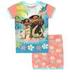 Disney Pigiama a Maniche Corta per Ragazze Moana Blu 6-7 Anni