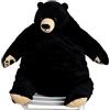 TOPLITHE Peluche Gigante Orso Djungelskog, Simulazione Orso Giocattolo Peluche Bambola Enorme Tenero Orsacchiotto Marrone Scuro for La Decorazione Domestica Regalo di Compleanno di San Valentino ( Color : Blac