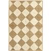 HAMID | Tappeto Iuta Somara Colore Bianco e Naturale | Tappeto 100% Fibra di Juta (170x120cm)