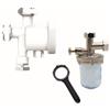 Ferrari Kit anticalcare salvaspazio per caldaia dosatore + defangatore + chiave ultra compatti con ricarica polifosfato a sfera in omaggio 066051