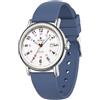 BUREI Orologio da uomo da donna per infermieri, medici, studenti, donne e uomini, impermeabile, 12/24 ore, quadrante luminoso e ben leggibile., blu/bianco, cinghia