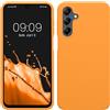 kwmobile Cover per Samsung Galaxy A16 5G Custodia - Back Case per Smartphone in Silicone TPU - Protezione Gommata - arancia fruttata