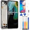 ARSSLY OLED LCD Display per Samsung Galaxy A53 5G Schermo per Galaxy A53 5G SM-A536B A536U A536E Digitizer Touch Schermo Assembly con Strumenti(Nero con Cornice)