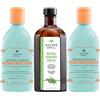 Nature Spell Trio Crescita dei Capelli, Olio di Rosmarino già Diluito per Capelli e Cuoio Capelluto, Shampoo e Balsamo, Senza Solfati, Protegge il Colore, per Tutti i Tipi di Capelli, Vegano