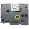 BROVACS 1 confezione nero su nastro trasparente compatibile per Brother P-Touch TZ 141 TZe 141 18 mm 3/4 OPA1114