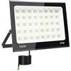 Tkdaksy Faro LED Esterno 150W, 2M Cavo Bianco Freddo 6500K,IP66 Impermeabile, 15000LM Faretti LED Esterno, per Giardini, Terrazze, Cortili, Balconi, Parchi, Garage, Fabbriche