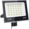 Tkdaksy Faro LED Esterno 100W, 2M Cavo Bianco Freddo 6500K, IP66 Impermeabile, 10000LM Faretti LED Esterno, per Giardini, Terrazze, Cortili, Balconi, Parchi, Garage, Fabbriche