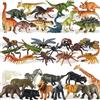 TOEY PLAY 36PCS Figure Animali, Insetti, Animali Della Giungla, Dinosauri