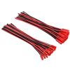 OliYin 20 Paia 22awg Connettore JST a 2 Pin Maschio Femmina Spina 15 cm Cavo in Silicone per Striscia LED Lampada RC Giocattoli BEC Batteria (Confezione da 20)