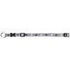 Trixie Silver Reflect - Tracolla da Collo, Colore: Nero/Grigio, S