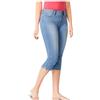 VPQILH Economiche Jeans Pantaloni Donna, Slim fit Capri Pantalone Casuale Pantaloncini Basic 3/4 Leggings Pinocchietto Sport Bermuda Jeans Elastici Pantaloncino con Bottoni e Tasche Pinocchietti Eleganti