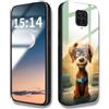 WBWONE Cover per Xiaomi Redmi Note 9s / Note 9 Pro, Slim Modello di Cane Carino Custodia, Bordo in TPU Bumper in Silicone Protettiva Case - Cane 01