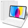 Hofsos Cover IPad A16 11/10 Generazione con Tastiera (11/10.9 Pollici, 2025/2022) - Italiano QWERTY Magnetico Rimovibile Bluetooth Tastiera, Custodia con Supporto Pencil per Ipad 11/10 Gen, Grigio