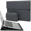 HYZUO 15 Pollici Custodie per PC Borsa con Funzione Stand per MacBook Air 15 M5 M4 A3241 M3 A3114 M2 A2941 2026-2023, 15 Surface Laptop 7/6/5/4, MacBook Pro 15 A1990 A1707 2019-2016, Grafite