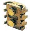 Generico ECI ELETTROFORNITURE Morsetto a pettine BM 50-70mmq a 2 Bulloni 5263