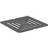Ideal Standard - Ultra Flat S+, Griglia di scarico per piatto doccia, Acciaio Inossidabile, Nero