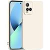 PanXCase Cover per Vivo Y21 / Vivo Y21S / Vivo Y33S - Custodia Silicone Sottile Morbida Leggera, Protezione Fotocamera Antiurto Antiscivolo Antigraffio Case (Bianco)