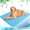 NIBESSER Tappetino Refrigerante per Cani Grandi Tappetino Rinfrescante per Gatti Impermeabile Antiscivolo Tappeto Refrigerante Cane per Viaggio Macchina Cuccia Casa?XL-100x70cm?