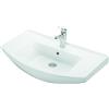 KAMALU Lavabo bagno sospeso 80 cm in ceramica Litos-BN80