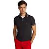 Tommy Hilfiger Tipped Slim Fit Polo Mw0Mw37346 S/S, Blue (Desert Sky), XL Adulto