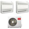 TCL Climatizzatore Dual Split Console 9+12 con MT1821 Inverter R-32 Classe A++ ,