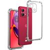 REY Cover in Gel TPU Anti-Shock per Motorola Moto G84 5G, Morbido Silicone Custodie Protettivo Case, Anti-Scratch, Protettiva Sottile Back Cover