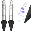 REEYEAR Penna sottile a 2 punte (2 pezzi) di ricambio adatta per Surface Slim Pen 2, sensibilità in tempo reale Pennini di ricambio adatti per Surface Pro 8/Surface Pro X/Surface Laptop Studio/Surface Duo 2