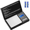 Aurora & Tithonus Bilancia di Precisione 500g/0.01g, Portatile Bilancino Precisione 0.01g, Digital Pro Pocket, con Display LCD e 7 Unità, Funzione Tara, per Cucina Cucinare, Caffè, Farmaci, Nero