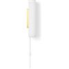 Ferm Living - Applique con presa Vuelta - Bianco - Designer Trine Andersen