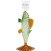 klevering & klevering - Portacandela Fish - Verde - Vetro borosilicato