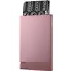VULKIT Porta Carte di Credito Uomo o Donna Metallo Porta Schede Carte di Credito Schermato RFID Portatessere Uomo Tascabile Slim per 6-8 Carte, Rosa Oro