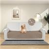DUJUIKE Copridivano impermeabile, Coperta 100% impermeabile per cani, telo impermeabile divano, Copriletto impermeabile per cani,gatti, fondo antiscivolo (cammello, 76-180cm(1 Pack))