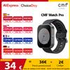 CMF BY NOTHING Versione globale CMF by nut Watch Pro 1.96 "AMOLED Bluetooth 5.3 chiamate BT con riduzione del rumore AI Smartwatch GPS CMF watch Pro - Dark Grey