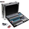 SHEHDS Console SHEHDS 1024 DMX con Flight Case Controller DJ adatto per apparecchiature per luci da palcoscenico serie Par Light a testa mobile
