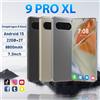 LenO Versione globale nuovo smartphone 9 Pro XL 7.3 FHD + 108MP 22GB + 2TB Snapdragon 8 Gen4 8800mAh 5G Dual SIM, Android 15 espandibile - Black