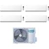 Hisense Climatizzatore UNI HB Quadri Split 7+7+12+18 con 5AMW105U4RQC Inverter Wi-Fi R-32 Classe A++ ,