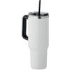 Bicchiere con cannuccia doppio strato in acciaio inox riciclato Suma 1200 ml personalizzate o neutre
