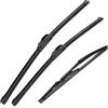 Xxiucj Spazzole tergicristallo Per Fiat Per Panda 169 2003-2012 2004 2005-2009 Parabrezza Parabrezza 221613 Tergicristallo Set Spazzole Tergicristallo Anteriori E Posteriori Tergicristalli