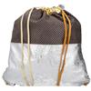 Ebarrito Borsa a sacca in pelle patchwork con portadocumenti