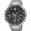 Casio Orologio Analogico-Digitale al Quarzo Uomo con Cinturino in Acciaio Inossidabile ECB-10DB-1A9EF