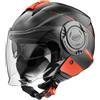 PREMIER Casco Jet Premier Cool Evo con Sunvisor Nero rosso opaco