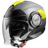 PREMIER Casco Jet Premier Cool Evo con Sunvisor Nero Giallo Opaco