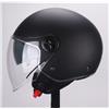 JFM Casco Demi Jet Jfm 500 Con Sunvisor Nero Opaco