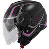 KAPPA Casco Jet Kappa Kv37r Evo Sharp Nero Opaco / Rosa