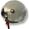 JFM Casco Jfm Demi Jet Monocolore Grigio Lucido