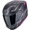 SCORPION Casco Scorpion Exo-391 Aaxo Nero Opaco-rosa