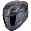 SCORPION Casco Scorpion Exo-391 Aaxo Nero Opaco-rosso