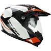 CGM Casco Integrale Cgm 666g Twin Ranger Bianco Arancione